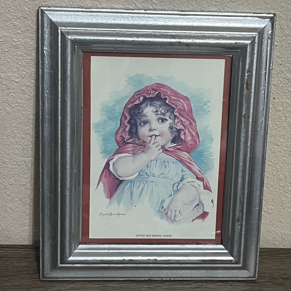 Gallery Graphics, Inc. Reprint Of Maud Humphrey Bogart's Little Red Riding Hood